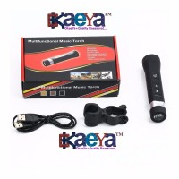 OkaeYa USB charge multi-functional music torch (mini Bluetooth speaker LED flashlights-power bank mobile power supply on bike bicycle)